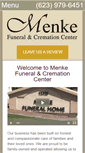 Mobile Screenshot of menkefuneralhome.com